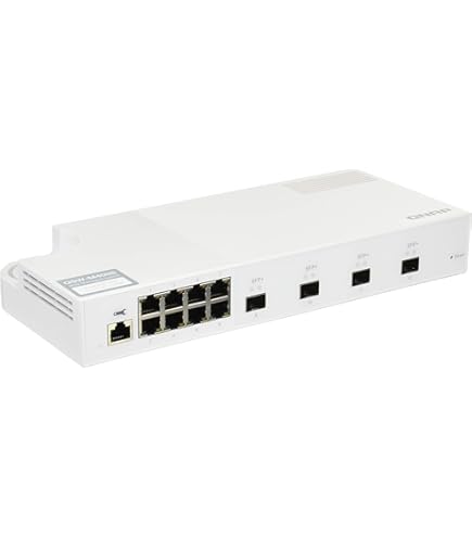 QNAP QSW-M408-2C 10GbE L2 Webマネージドスイッチ QSW-M408-2C | SMBのネットワークデプロイ用、エントリーレベル